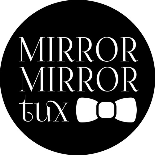 Mirror Mirror tux circle black logo