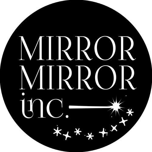 Mirror Mirror black circle logo